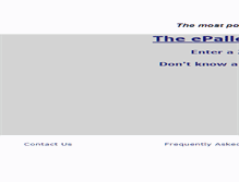 Tablet Screenshot of epallet.net